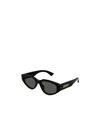 Gucci Eyewear Cat-eye Frame Sunglasses In Black