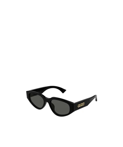 GUCCI GUCCI EYEWEAR CAT-EYE FRAME SUNGLASSES