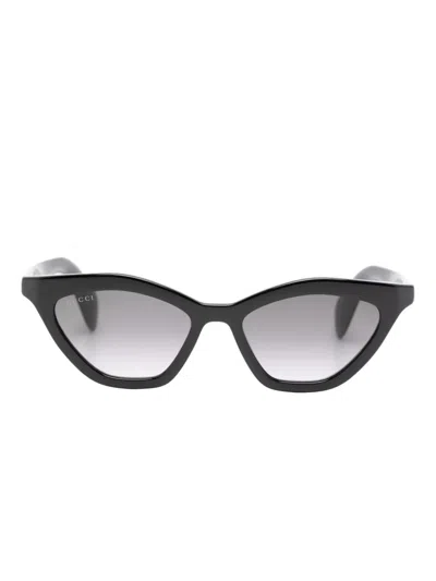 Gucci Cat-eye Sunglasses In Black