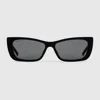 Gucci Cat Eye Sunglasses In Black