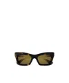 Gucci Eyewear Cat Eye Frame Sunglasses In Black
