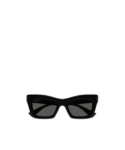 Gucci Cat-eye Sunglasses In Black