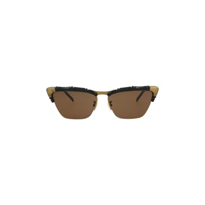 Pre-owned Gucci Cat Eye Sunglasses 'black/brown' | Women's Size Onesize