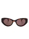 Gucci Cat-eye Sunglasses In Brown