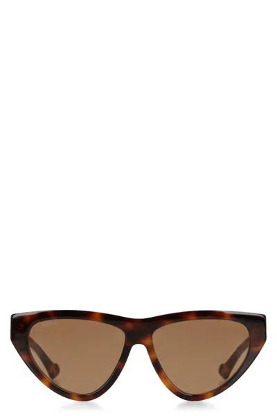 Gucci Cat-eye Sunglasses In Brown