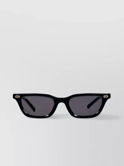 Gucci Cat Eye Sunglasses Gold-tone Accents In Gray