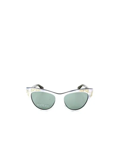 Gucci Cat's Eye Sunglasses In Green