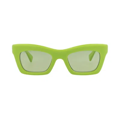 Pre-owned Gucci Cat Eye Sunglasses 'green' | Women's Size Onesize