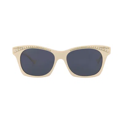 Pre-owned Gucci Cat Eye Sunglasses 'ivory/blue' | Cream | Women's Size Onesize In Beige