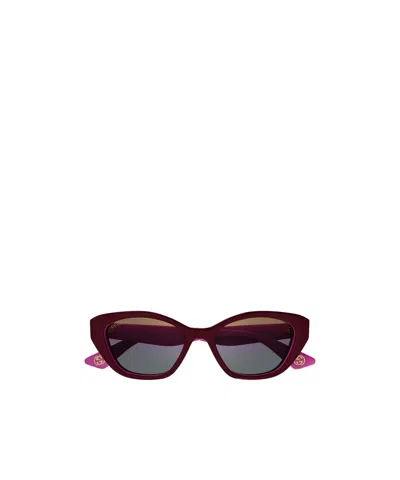 GUCCI GUCCI EYEWEAR CAT-EYE FRAME SUNGLASSES