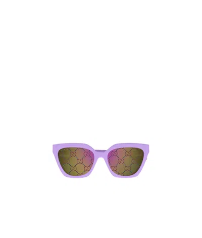 GUCCI GUCCI EYEWEAR CAT-EYE FRAME CLIP-ON SUNGLASSES