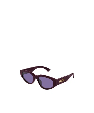 Gucci Cat-eye Sunglasses In Red