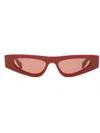 Gucci Cat-eye Frame Sunglasses In Red