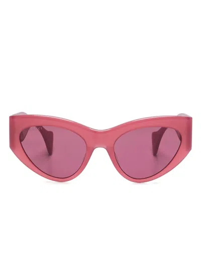 Gucci Cat-eye Sunglasses In Rosa