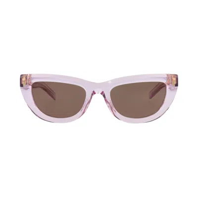 Pre-owned Gucci Cat Eye Sunglasses 'violet/brown' | Purple | Women's Size Onesize