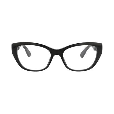 Pre-owned Gucci Cat Eye-frame Acetate Optical Frames 'black/transparent' | Women's Size Onesize