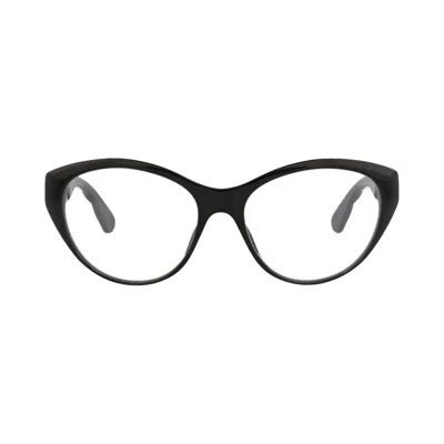 Pre-owned Gucci Cat Eye-frame Acetate Optical Frames 'black/transparent' | Women's Size Onesize