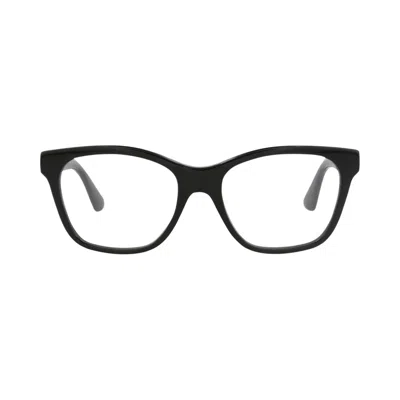 Pre-owned Gucci Cat Eye-frame Acetate Optical Frames 'black/transparent' | Women's Size Onesize