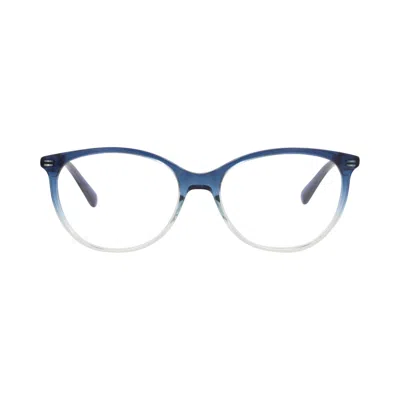 Pre-owned Gucci Cat Eye-frame Acetate Optical Frames 'blue/transparent' | Women's Size Onesize