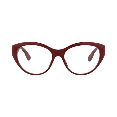 Pre-owned Gucci Cat Eye-frame Acetate Optical Frames 'burgundy/transparent' | Red | Women's Size Onesize