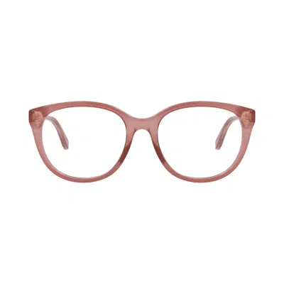 Pre-owned Gucci Cat Eye-frame Acetate Optical Frames 'pink/transparent' | Women's Size Onesize