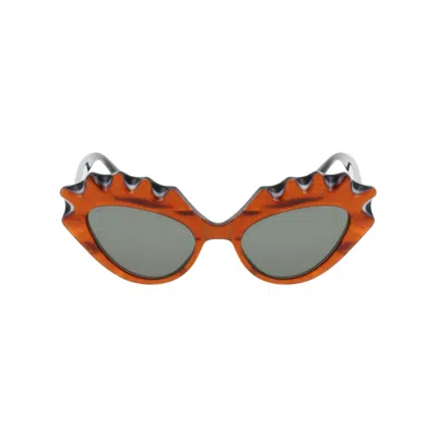Gucci Cat Eye-frame Acetate Sunglasses 52mm In Brown