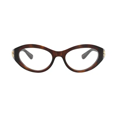 Pre-owned Gucci Cat Eye-frame Injection Optical Frames 'havana/transparent' | Brown | Women's Size Onesize