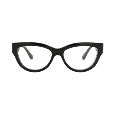 Pre-owned Gucci Cat Eye-frame Recycled Acetate Optical Frames 'black/havana/transparent' | Women's Size Onesiz