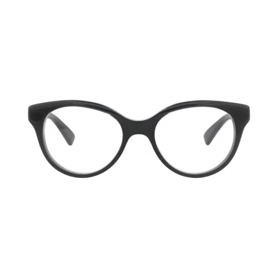 Pre-owned Gucci Cat Eye-frame Recycled Acetate Optical Frames 'black/transparent' | Women's Size Onesize