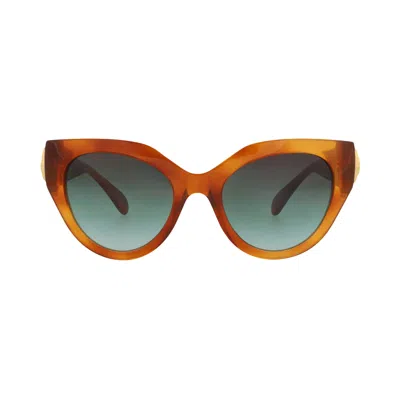 Pre-owned Gucci Cat Eye-frame Recycled Acetate Sunglasses 'havana/green' | Brown | Women's Size Onesize