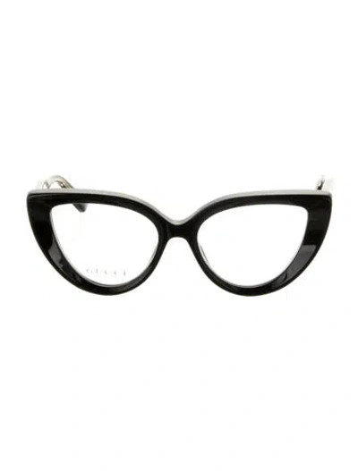 Pre-owned Gucci Cat-eye Eyeglasses W/ Tags In Black