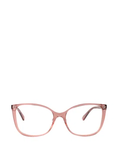 Gucci Cat-eye Frame Glasses In Pink