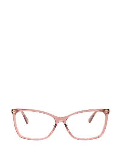Gucci Cat-eye Frame Glasses In Pink