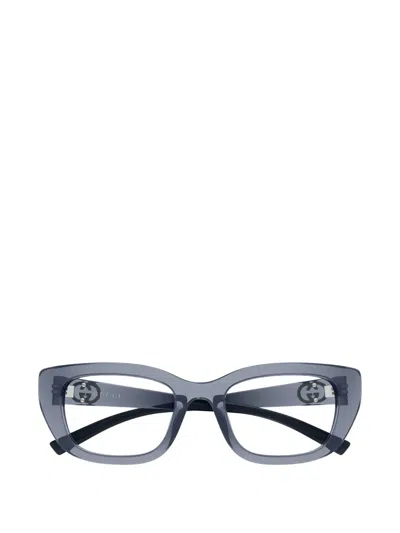 Gucci Cat-eye Glasses In Blue