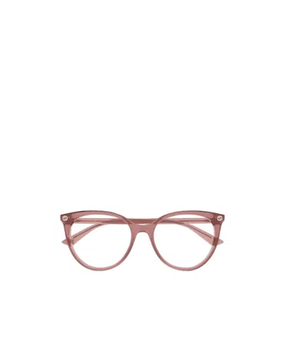 Gucci Cat-eye Logo Glasses In Neutral