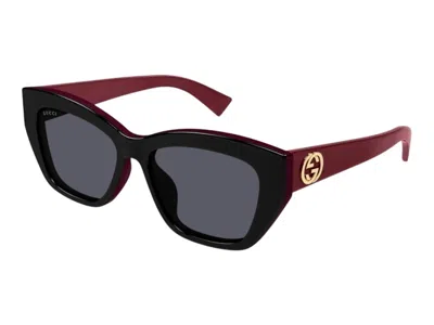 Pre-owned Gucci Cateye Sunglasses In Black Grey (gg1844sa/004)
