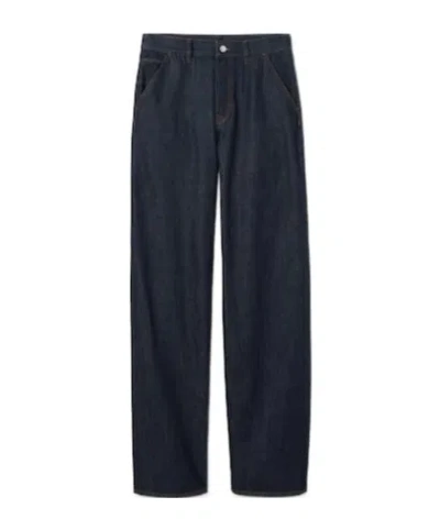 Gucci Certified Rinsed Cotton Denim Pants In Black