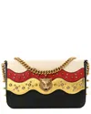 Gucci Chai Nappa Leather Studded Tiger Broadway Chain Shoulder Bag (authentic  Pre-loved) In Multi