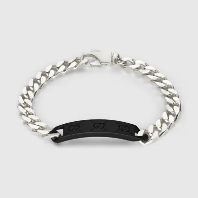 Gucci Chain Bracelet With Gg Tag In Undefined