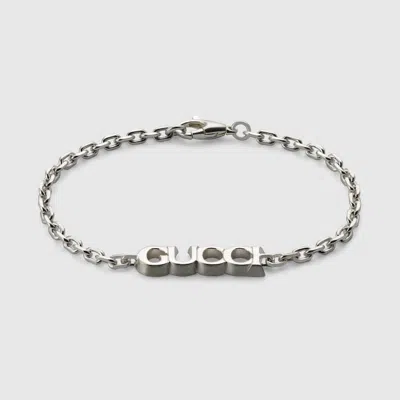 Gucci Chain Bracelet With  Script In Undefined