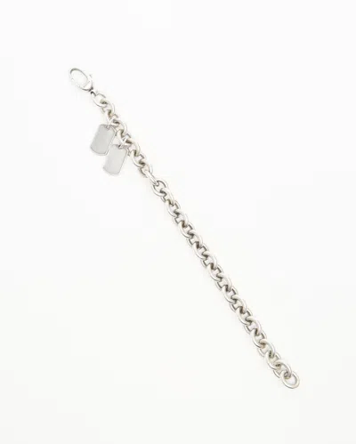 Gucci Chain Charm 21 Silver Bracelet