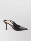 Gucci Chain Detail Leather Pumps Stiletto Heel