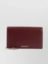 Gucci Chain Wallet Detachable Strap In Brown