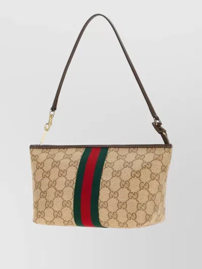 Gucci Chain Wallet Shoulder Strap Gold Tone Hardware