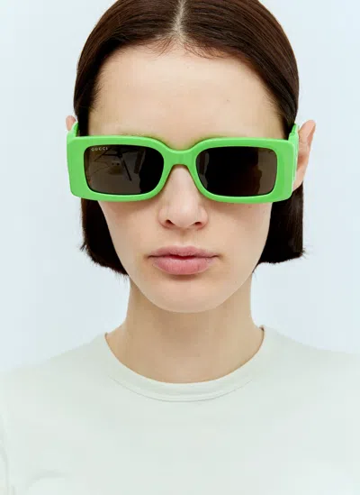 Gucci Chaise Longue Sunglasses In Green