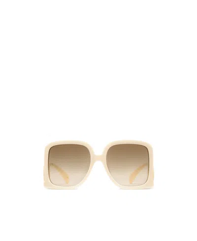 Gucci Chaise-lounge Oversized Sunglasses In Nude