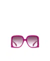 Gucci Chaise-lounge Oversized Sunglasses In Pink