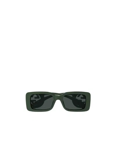 Gucci Chaise Lounge Rectangle-frame Sunglasses In Black