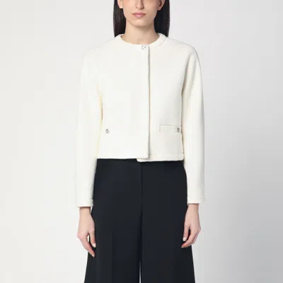 Gucci Women Wool-blend Boucle Jacket In White