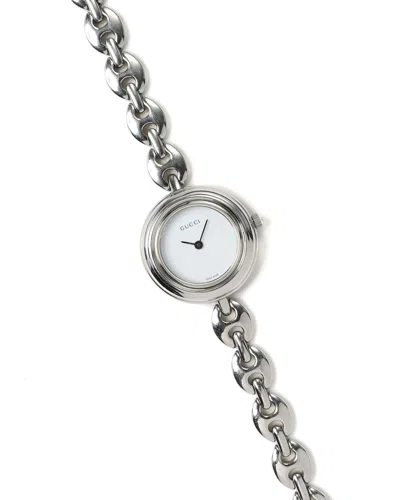 Gucci Change Bezel 26mm Full Set Ca 2010 Watch In Silver